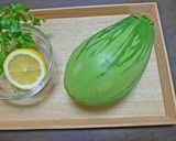 夏はさっぱりトロなすと帆立のカルパッチョ作り方1写真