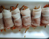 ファミコレ！きんぴら豚の生姜焼き巻き作り方3写真