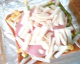 ハム チーズ コーンのホットサンド作り方4写真