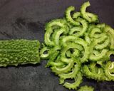 簡単！ツナとゴーヤのパスタ作り方1写真