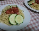 ズッキーニとトマトの冷製パスタ作り方7写真
