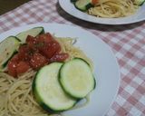 ズッキーニとトマトの冷製パスタ作り方8写真