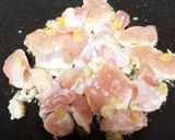 鶏むね肉とニラの塩レモンガーリック作り方5写真