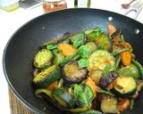 夏野菜のトマト煮　（トマトピューレで）作り方3写真