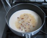 なめこ汁deクリームパスタ作り方3写真