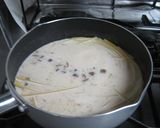なめこ汁deクリームパスタ作り方4写真