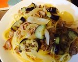 豚のナスのあっさり和風パスタ✨作り方6写真