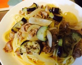 豚のナスのあっさり和風パスタ✨作り方6写真