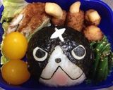 キャラ弁 妖怪ウォッチ フユニャン作り方6写真