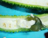 なすとゴーヤの肉味噌炒め作り方1写真