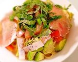 生ハムとアボガドの冷製クリームパスタ☆彡作り方5写真