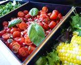 緑サラダ　～簡単ドレッシングで旬の野菜を作り方3写真