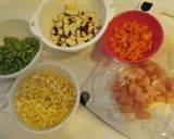 ★夏野菜DEコロコロかき揚げ作り方1写真