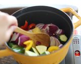 夏野菜◎クミンとナツメグの赤トマトスープ作り方1写真