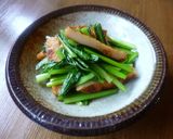 小松菜とさつま揚げの炒め物♪作り方4写真