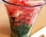残念なすいか消費！グリーンスムージー作り方1写真