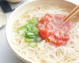 *トマトとオクラの生姜そうめん*作り方6写真
