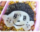 レジャーに♪のりチーズでモンチッチくん♪作り方5写真