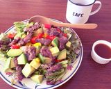 カフェ風☆アボカドステーキサラダ丼作り方8写真