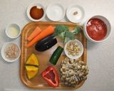 お豆とツナのラタトゥイユ作り方1写真