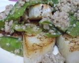 焼き長芋 坦々風 さやえんどう入り作り方3写真