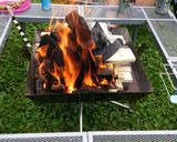 キャンプの炭火で焼き鳥＆つくね作り方3写真
