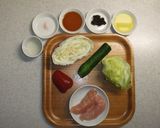 お味噌とささみの満腹サラダ作り方1写真