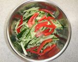お味噌とささみの満腹サラダ作り方3写真