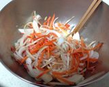 お好み焼き粉でかき揚げ！作り方1写真