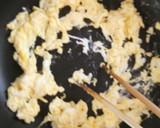 簡単、モヤシと玉子の炒めもの作り方1写真