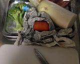 クリーム煮(とり,ごぼう).白ワイン作り方1写真