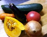 満載!夏野菜カレー作り方1写真