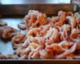 小松菜と豚肉のカレー醤油炒め作り方1写真