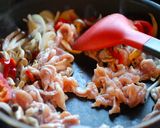 小松菜と豚肉のカレー醤油炒め作り方4写真