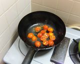 プチトマトと卵の炒め物作り方3写真
