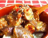 肉なし◆甘辛納豆味噌のマーボーなす作り方8写真