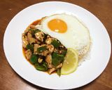 俺流!豆板醤でタイ料理…ガパオライス風作り方9写真