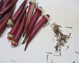赤オクラと山芋のありのまま和え作り方3写真