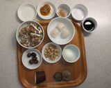 お芋と栗のみそ風味～きのこあんかけ～作り方1写真