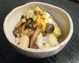 お芋と栗のみそ風味～きのこあんかけ～作り方4写真