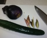 鯵と夏野菜の味噌和え作り方2写真