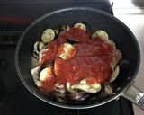 ナスとトマトの肉炒め作り方3写真