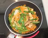 切り干し大根のたまごとじ丼作り方4写真