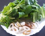 レンジで３分♪　小松菜と竹輪のさっと煮♡作り方1写真