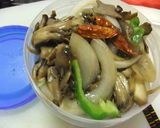 マイタケのマリネ　ごま油で作り方5写真