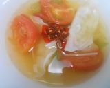餃子スープ・夏風味作り方9写真