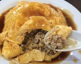 チャーハンにひと手間加えて天津飯作り方7写真