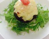 ポテサラハンバーグ丼作り方4写真