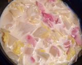 白菜と豆乳のホワイトスープパスタ作り方9写真