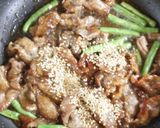 簡単、豚とインゲンのスタミナ炒め作り方5写真